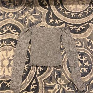 off the shoulder long sleeve